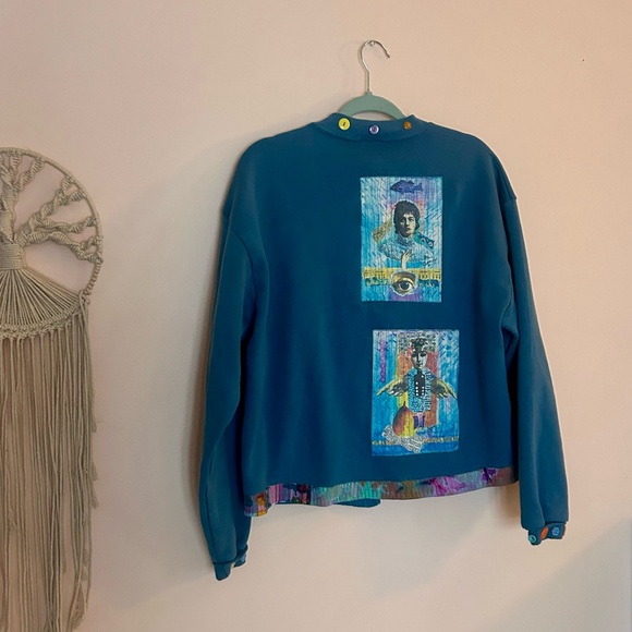 Upcycled Hippie Cardigan - Picture 3 of 3